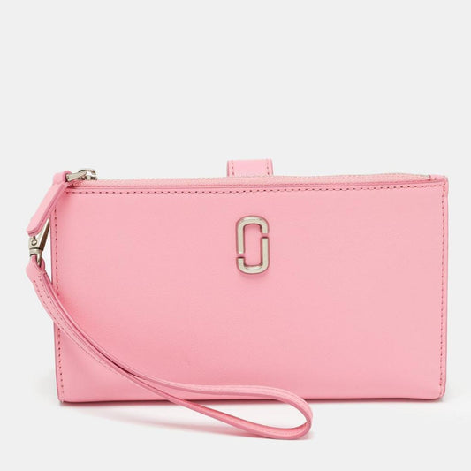 Marc Jacobs /beige Leather The Phone Wristlet Wallet