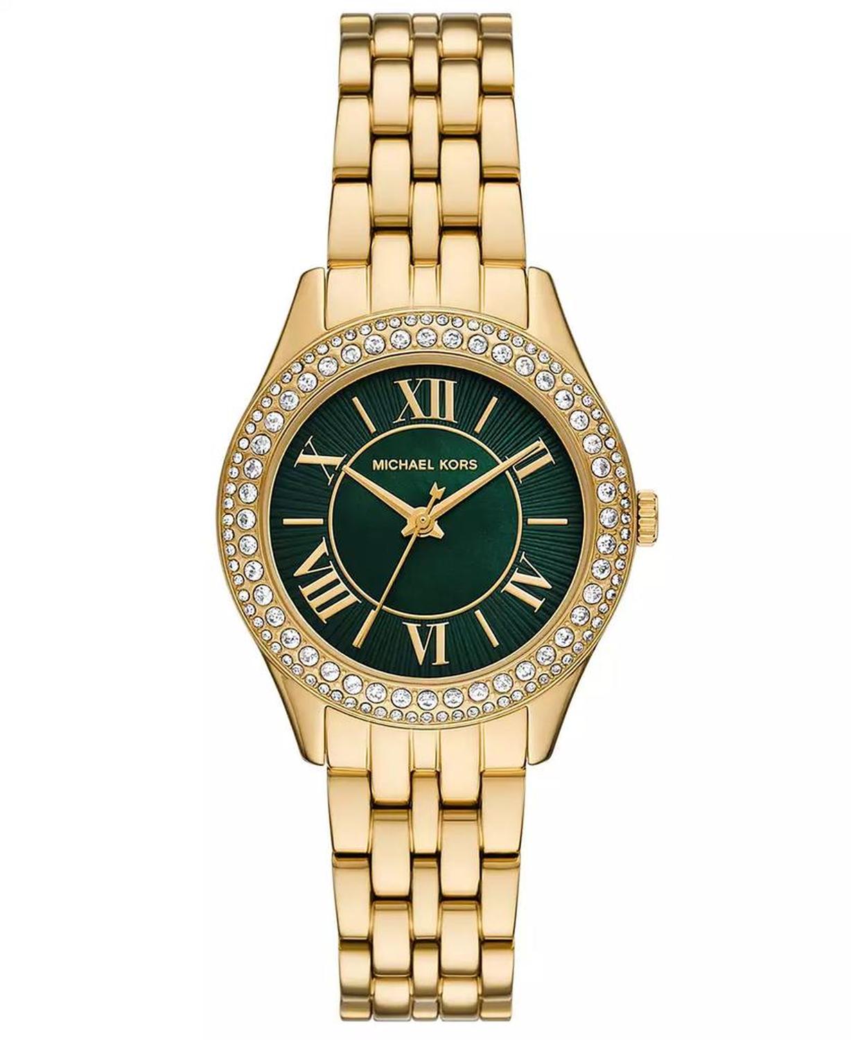 Women's Harlowe Three-Hand Gold-Tone Stainless Steel Watch 33mm