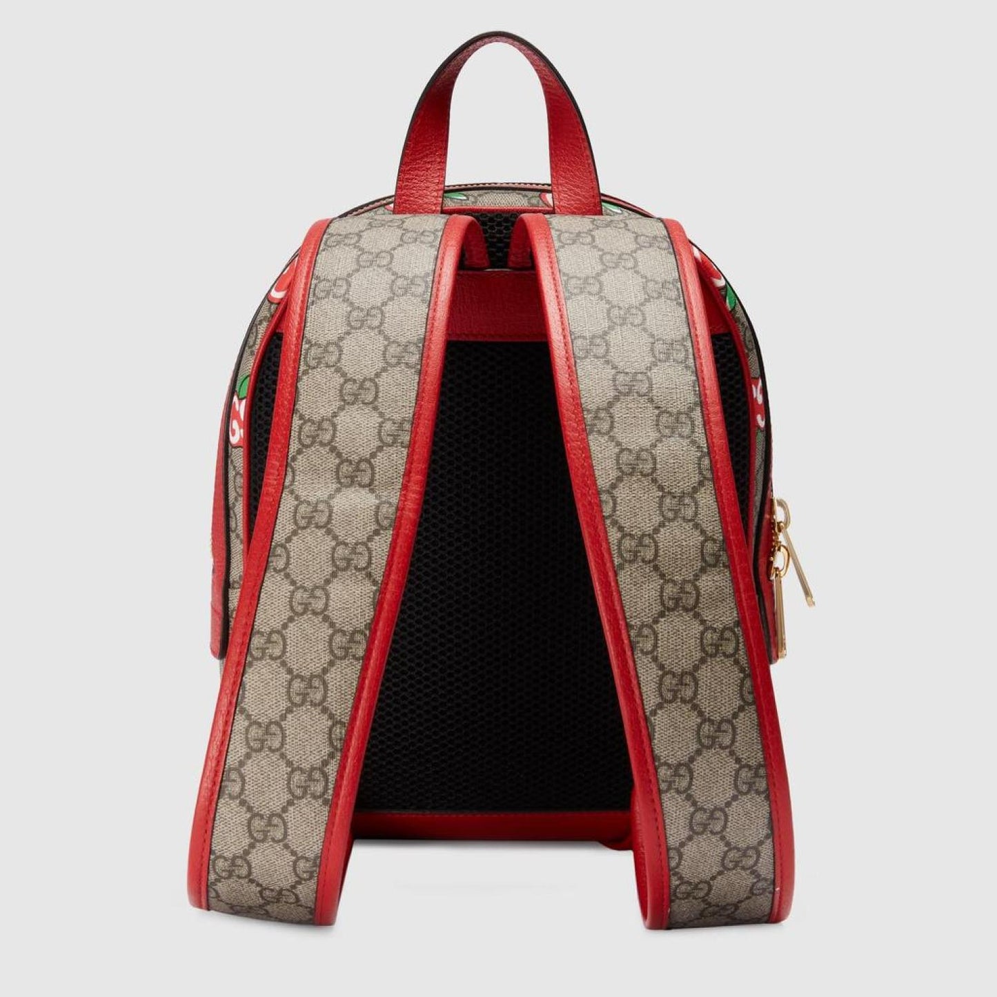 Gucci Gg Supreme Monogram Apple Small Backpack In