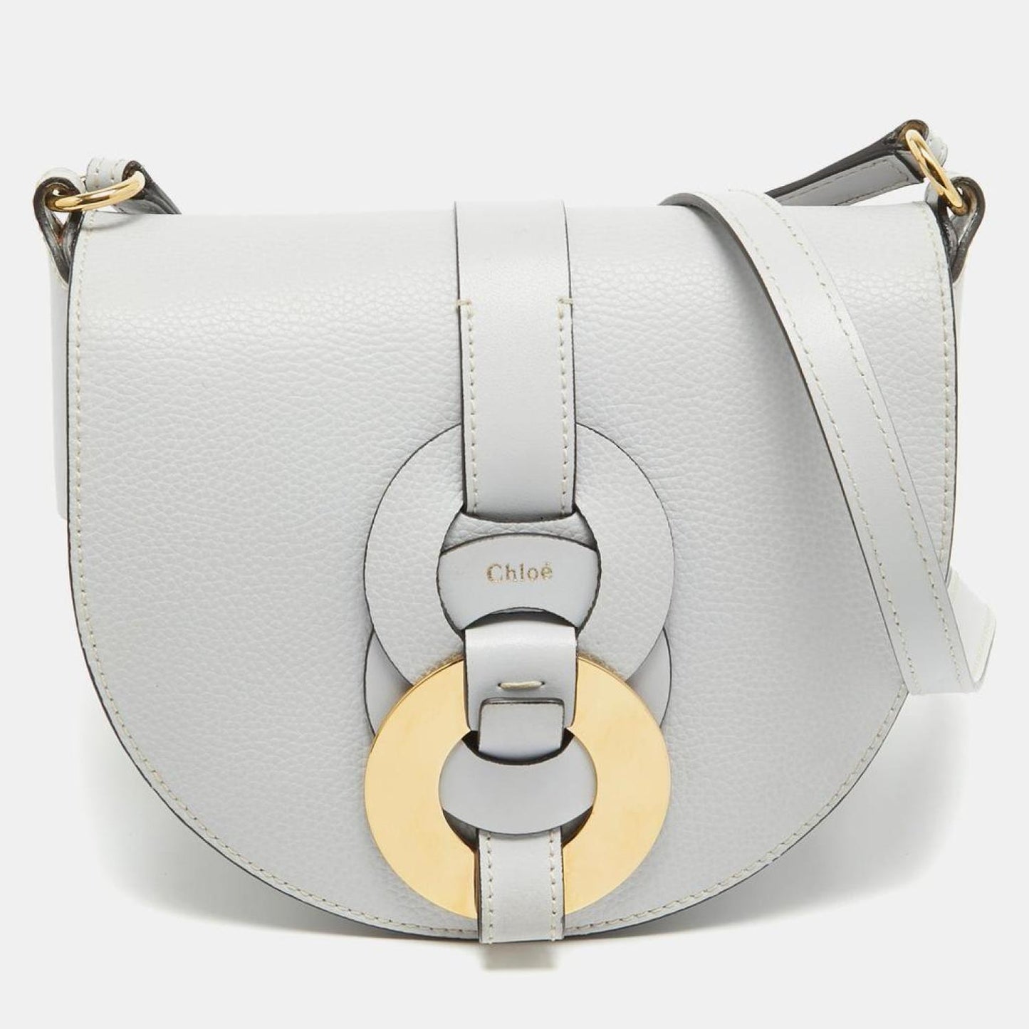 Chloe Light Leather Darryl Shoulder Bag