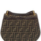 FENDI Cmon Medium FF Jacquard & Leather Shoulder Bag