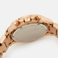 Michael Kors Rose Gold Tone Stainless Steel Blair Chronograph Mk5263 Women's Wristwatch 39 Mm