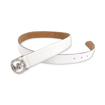 Michael Kors Women's 32MM smooth leather belt