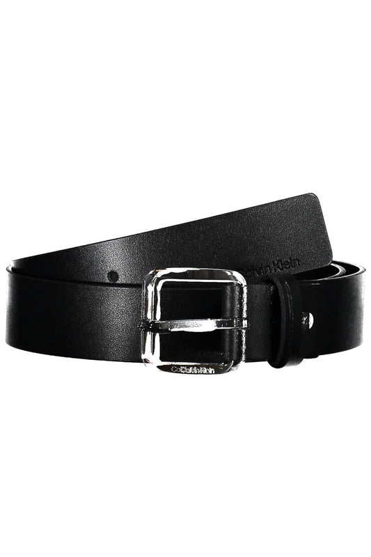 Calvin Klein Black Leather Men Belt