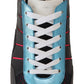 Dolce & Gabbana Multicolor Leather-Blend Low Top Sneakers