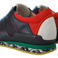 Dolce & Gabbana Multicolor Leather-Blend Low Top Sneakers