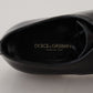 Dolce & Gabbana Elegant Black Leather Derby Shoes