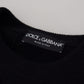 Dolce & Gabbana Elegant Black Logo Wool Sweater