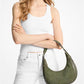 Preston Small Suede Crescent Shoulder Bag