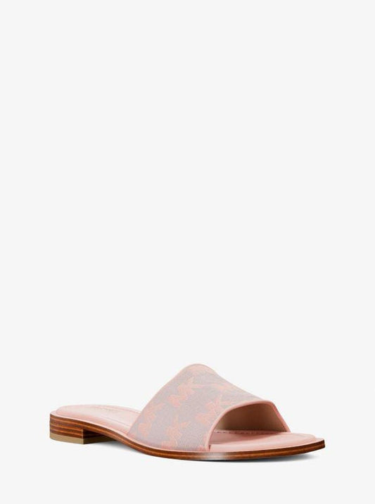 Hannah Logo Jacquard Slide Sandal