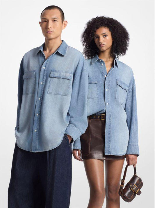 Oversized Chambray Shirt