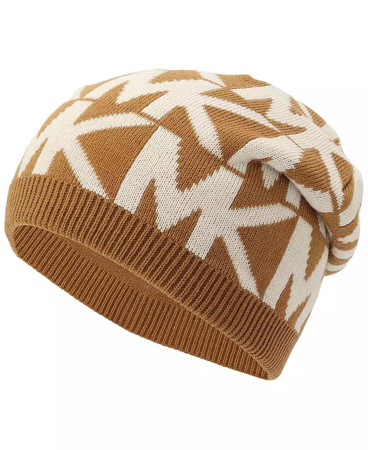 MICHAEL Major MK Repeating Logo Knit Beanie