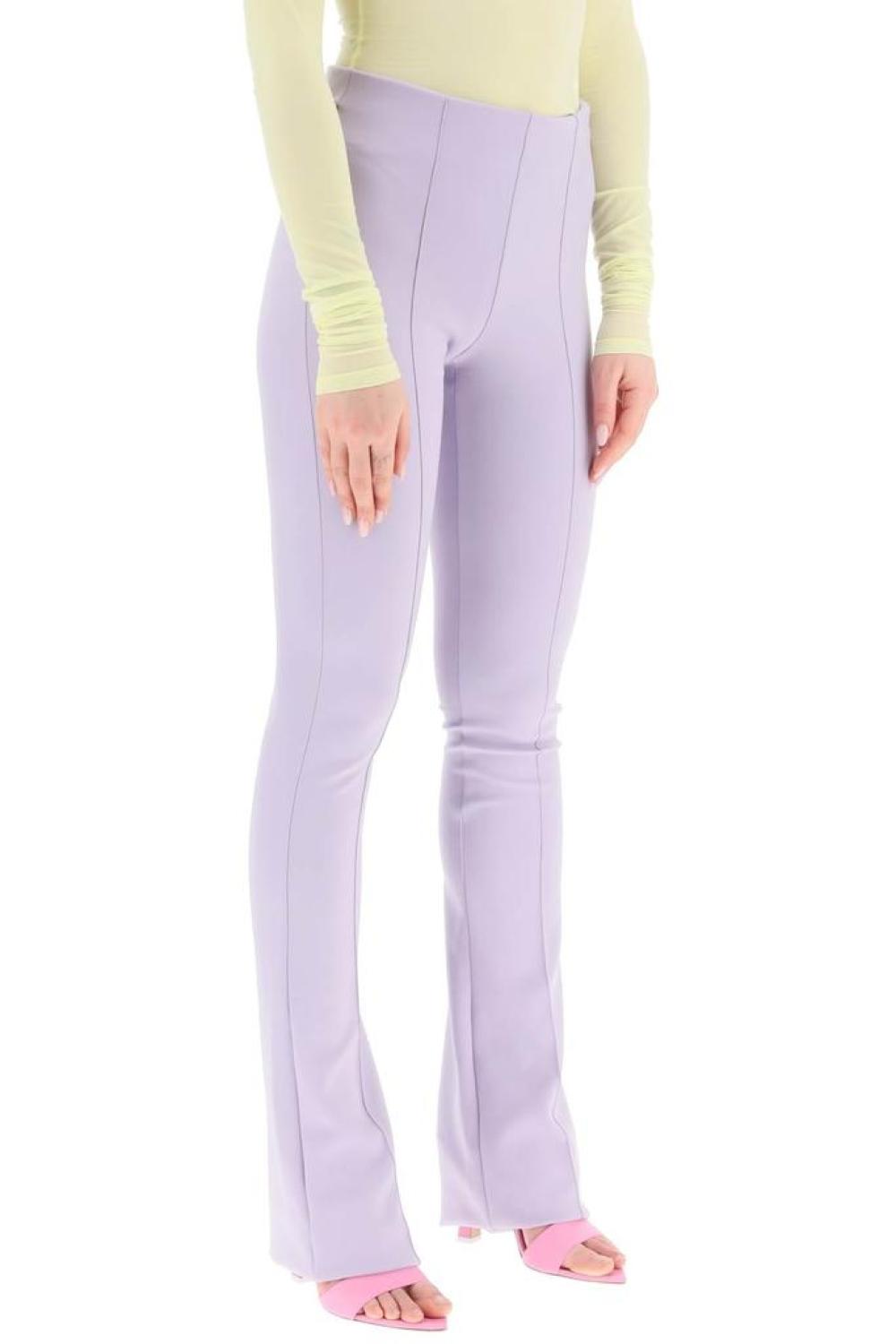 Sportmax 'gigante' Flared-Leg Jersey Pants