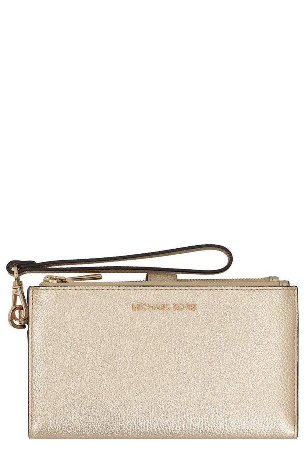 Michael Michael Kors Adele Metallic Smartphone Wristlet