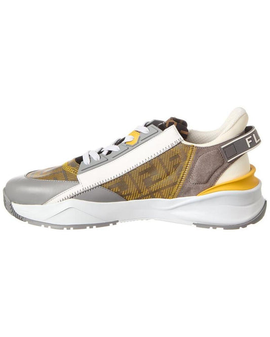 FENDI Flow FF Mesh & Leather Sneaker