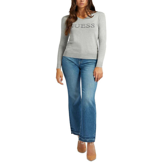 Womens Cotton Denim Straight Leg Jeans