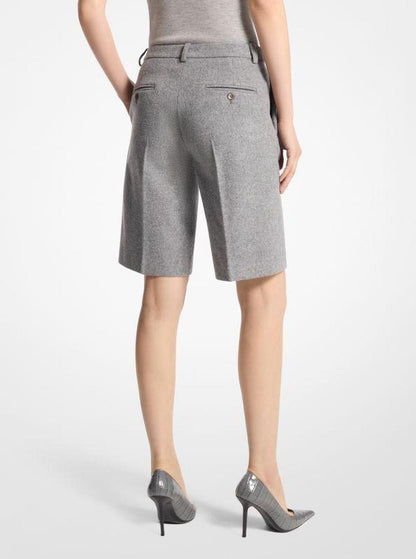 Wool Doeskin Bermuda Shorts