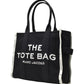 The Large Tote Bag in Black Canvas