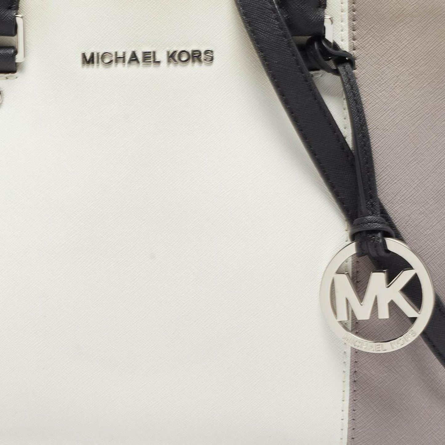 Michael Michael Kors Tricolor Leather Jet Set Double Zip Tote