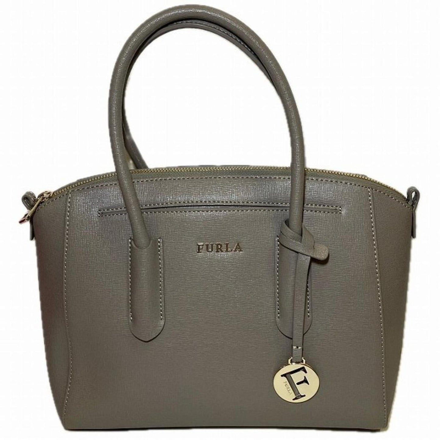 Leather Handbag Shoulder Bag (Pre-Owned)