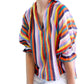 Alejandra Striped Top In Fiesta Fringe