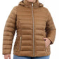 Plus Size Hooded Packable Down Puffer Coat, Created for Macy's