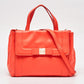 Orange Leather Bow Terrace Bradshaw Tote