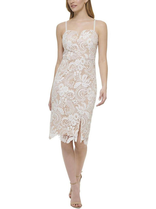 Womens Mini Lace Slip Dress