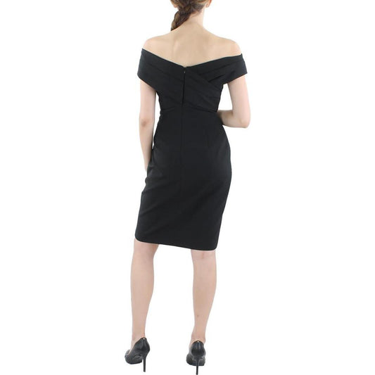 Womens Office Knee-Length Shift Dress