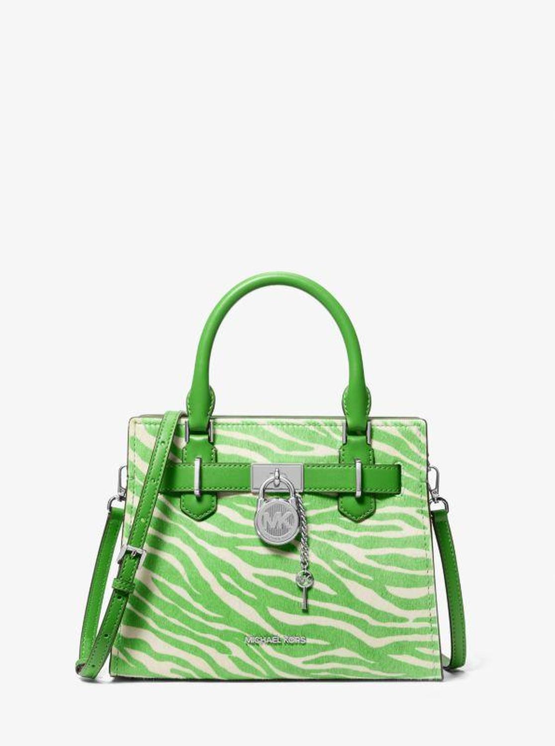 Hamilton Small Zebra Print Calf Hair Satchel