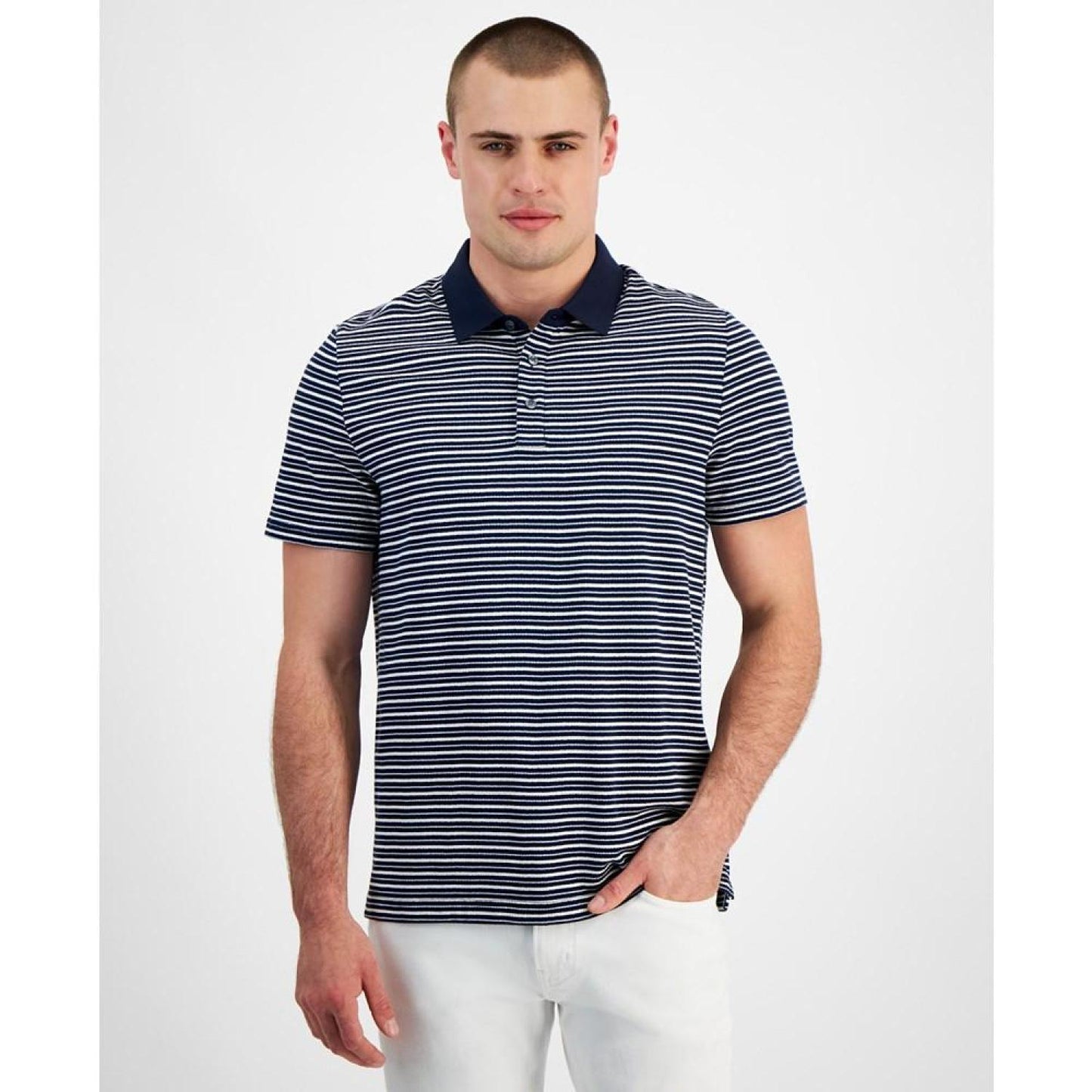 Men's Modern-Fit Stripe Polo