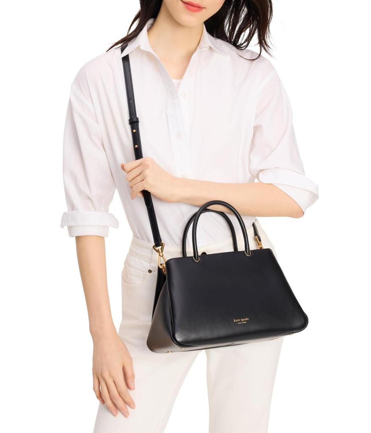 Grace Smooth Leather Satchel