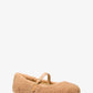 Mara Faux Shearling Ballet Flat