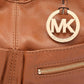 Michael Kors Brown Leather Large Layton Hobo