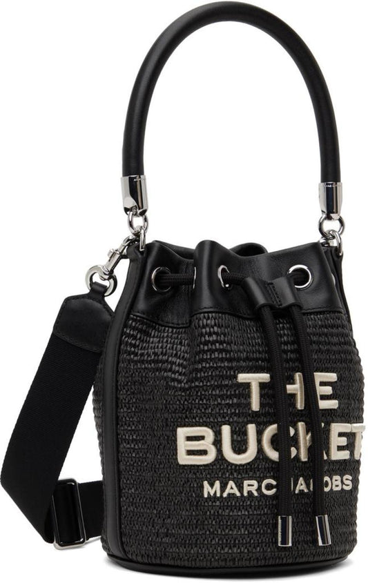 Black 'The Woven Bucket' Bag