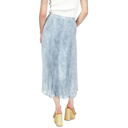 Women's Tonal-Print Pleated Midi Skirt