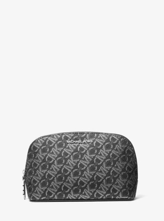 Small Metallic Empire Monogram Travel Pouch