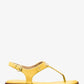 Logo Plate T-Strap Sandal