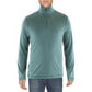 Mens Mock Neck Long Sleeve 3/4 Zip Pullover