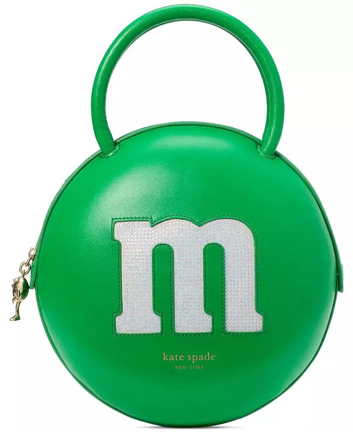 X M&M's Embellished Smooth Leather 3D Crossbody Bag