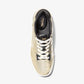 Rebel Metallic Crocodile Embossed Leather Sneaker