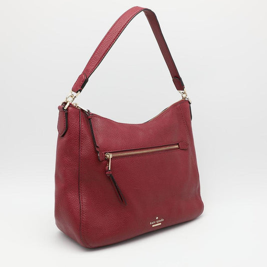 Kate Spade Burgundy Leather Jackson Street Hayden Hobo..