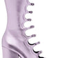 Purple 'The Metallic Kiki' Knee High Boots