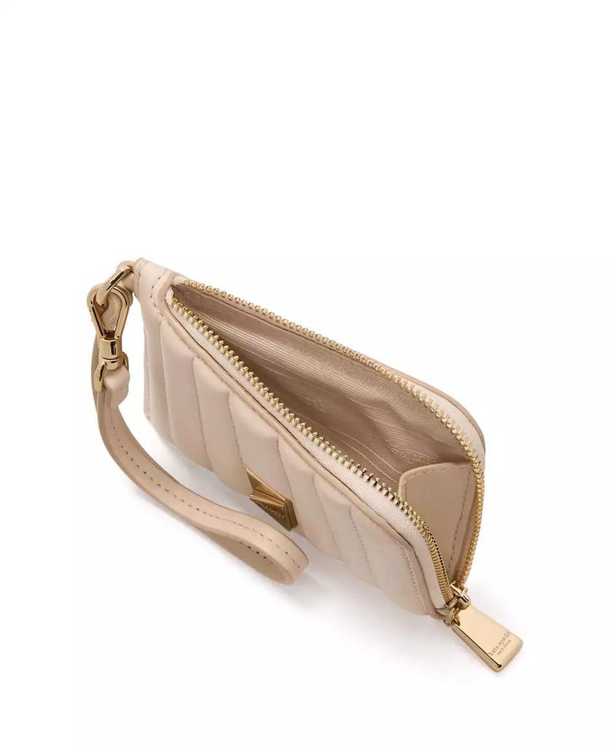 Women's Deco Coin Card Case Wristlet