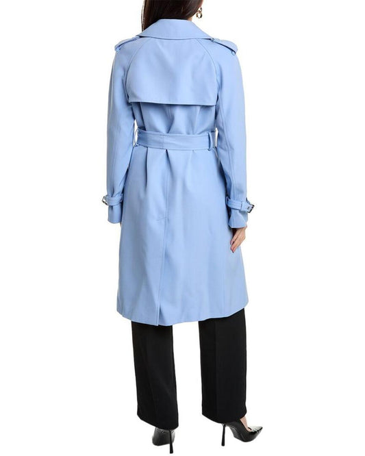 Michael Kors Collection Wool Trench Coat