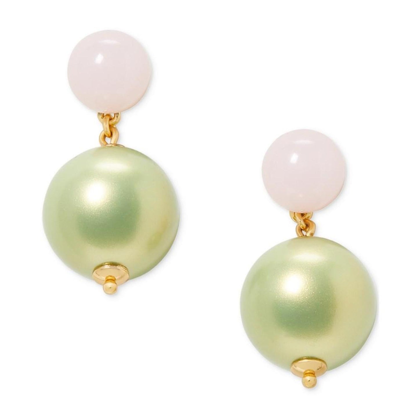 Gold-Tone Bright Spots Drop Earrings