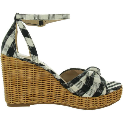 Tianna Wicker Womens Woven Wedge Sandals