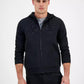 Men's Textured-Logo Zip Hoodie