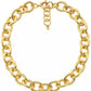 14K Gold-Plated Brass Statement Chain Necklace