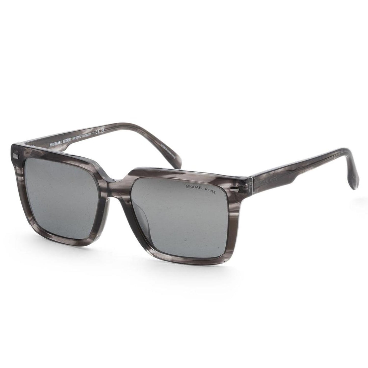 Men's 55mm Black Horn Sunglasses